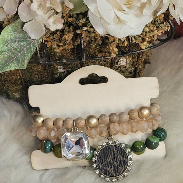 Upcycled Always & Forever accessories - Wholesale Jewelry Set - Upcycled small stacks - last ones available 20