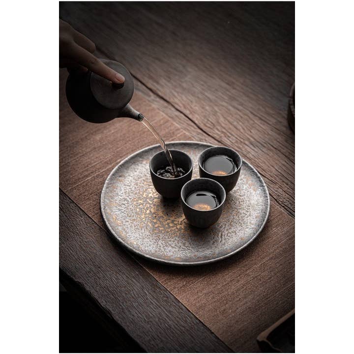 Gohobi - Wholesale Dinner Plate - Gohobi Handmade Metallic Glaze Ceramic Plate