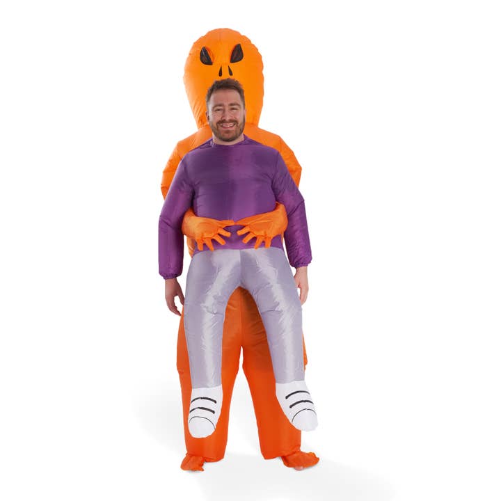 The Twiddlers - Wholesale Inflatables - Halloween Carry Me Alien Inflatable Adult Costume