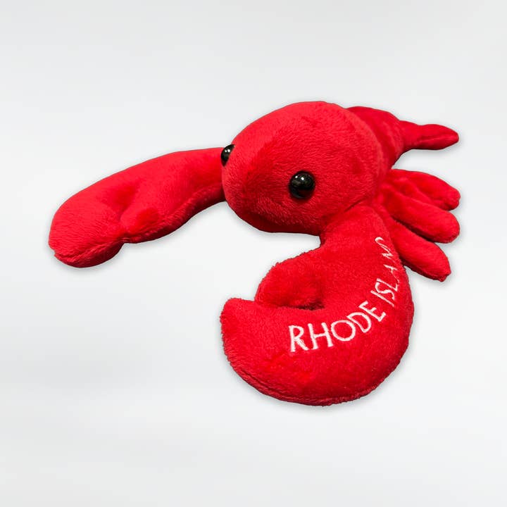Rhode Island Lobster Stuffed Animal 12" for wholesale by Commonwealth Souvenirs