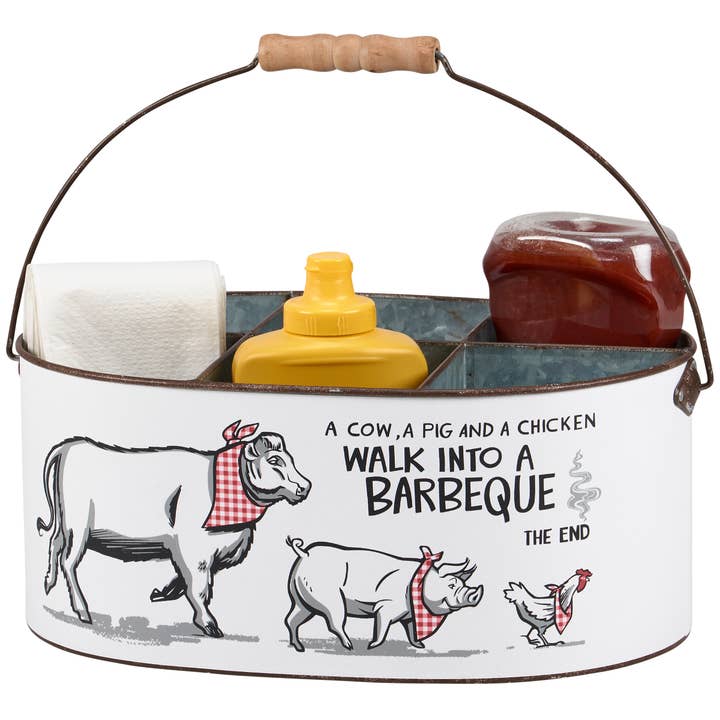 Primitives by Kathy - Wholesale Storage Bin - Barbeque Caddy
