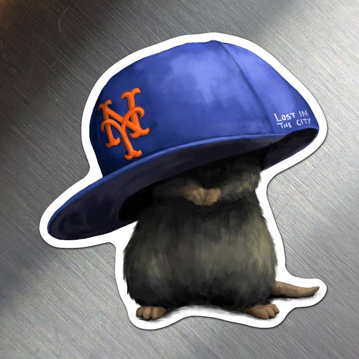 Mets Rat Magnet | Lost in the City for wholesale by Santi of all Trades