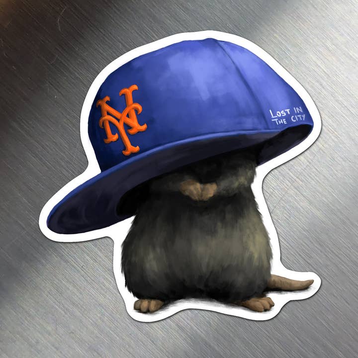 Mets Rat Magnet | Lost in the City for wholesale by Santi of all Trades