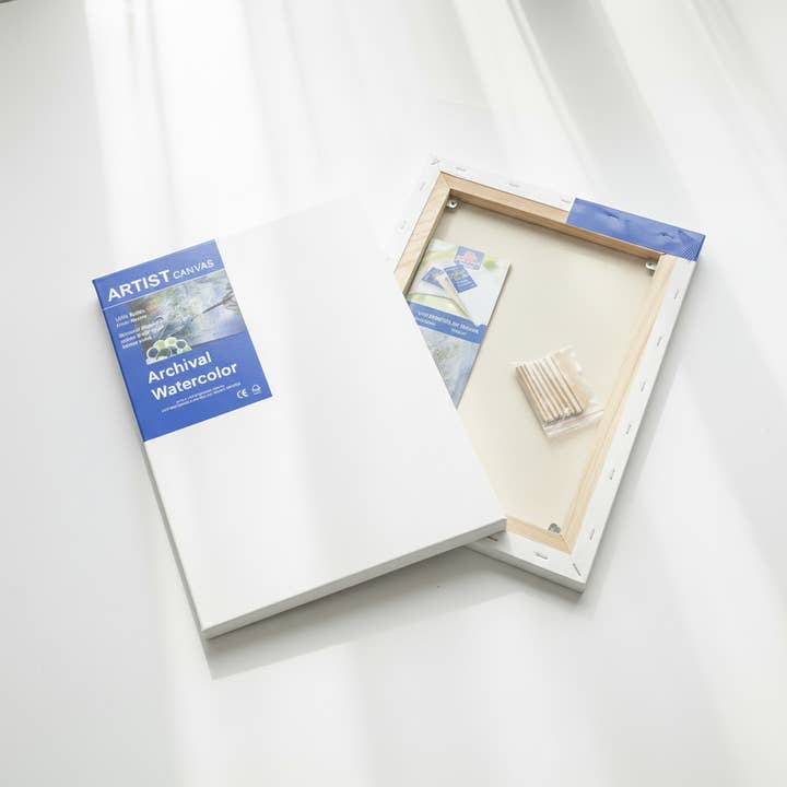 Nobel Arts - Wholesale Painting Paper - 100% Cotton Watercolour Stretched Canvas