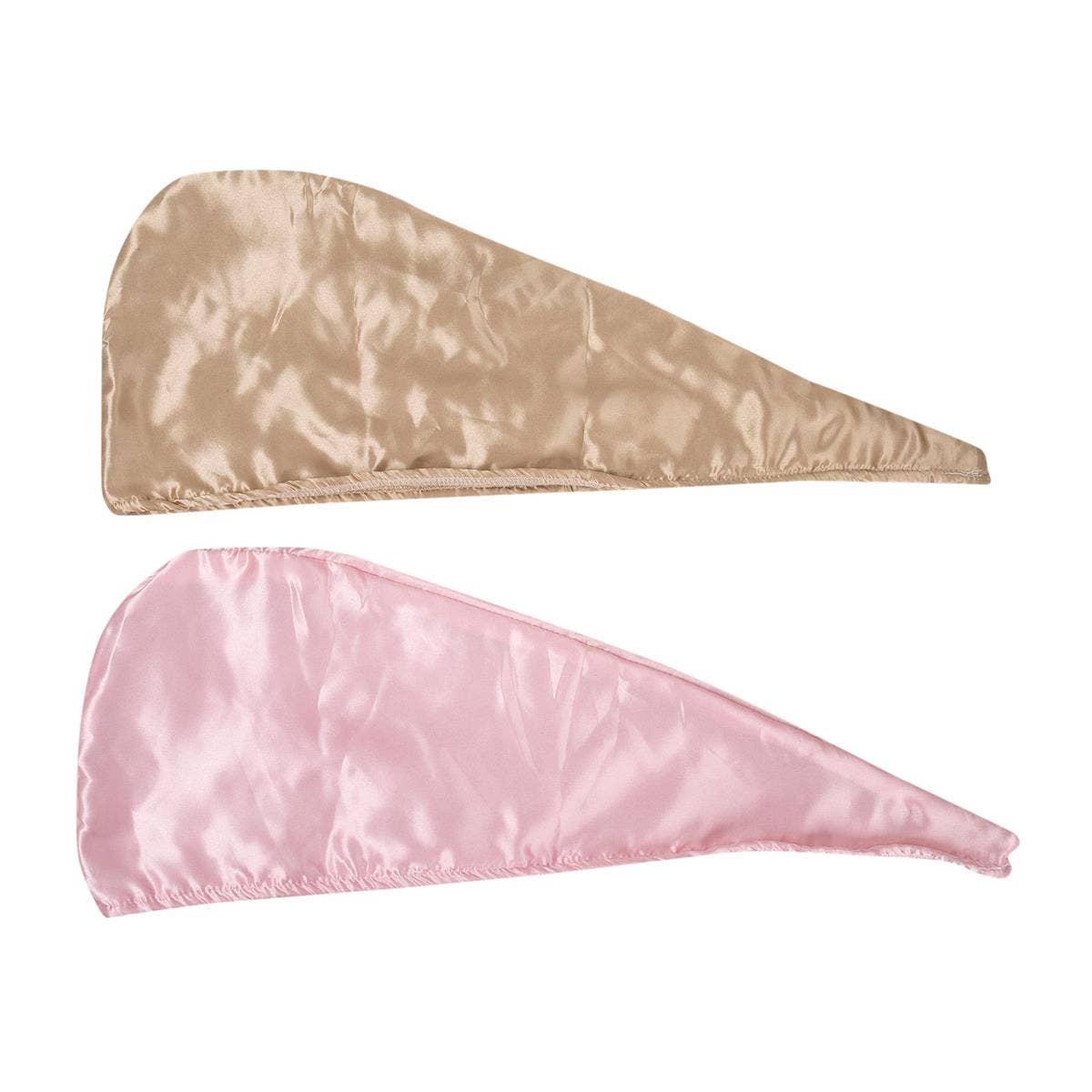 Bodico - Vente Serviettes à cheveux - Bodico, Serviette de Séchage Réversible, Satin & Microfibre, 2-assortis1