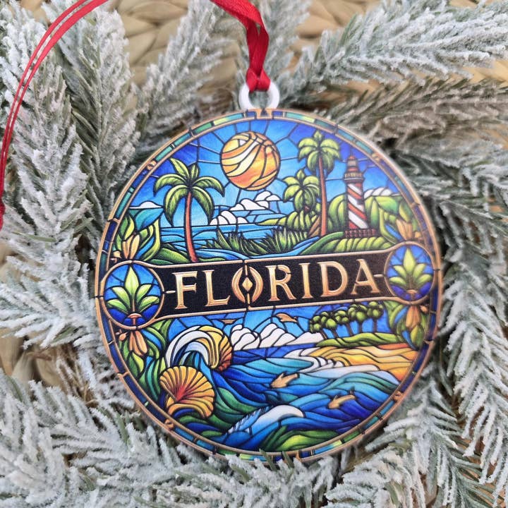 Florida State Christmas Ornament - Collectible Keepsake for wholesale by Sixth & Sunshine