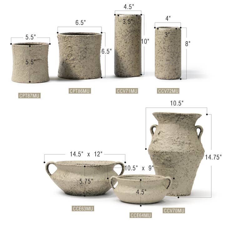 Galore Home - Wholesale Decorative Plate/Dish/Bowl - Stonefire Vessel 1