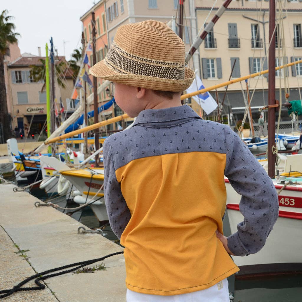 Super Bison – Engroshandel DIY-sysæt – Mønster skjorte Victor 2/12 år3