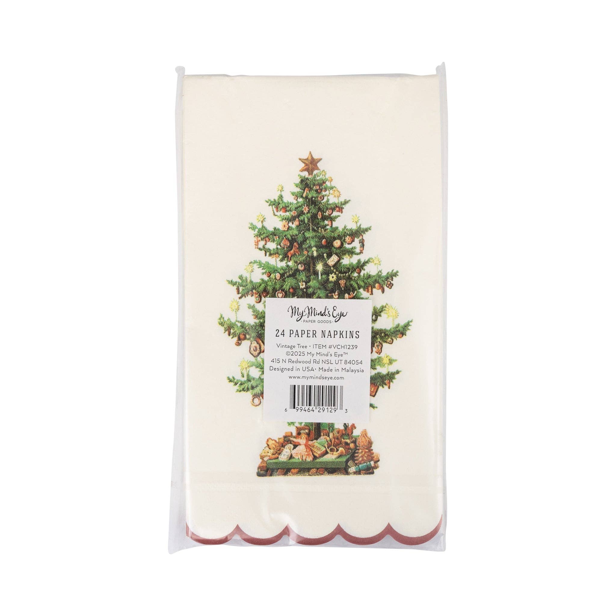 My Mind’s Eye - Wholesale Disposable Napkin - VCH1239 - Tree Dinner Napkin2