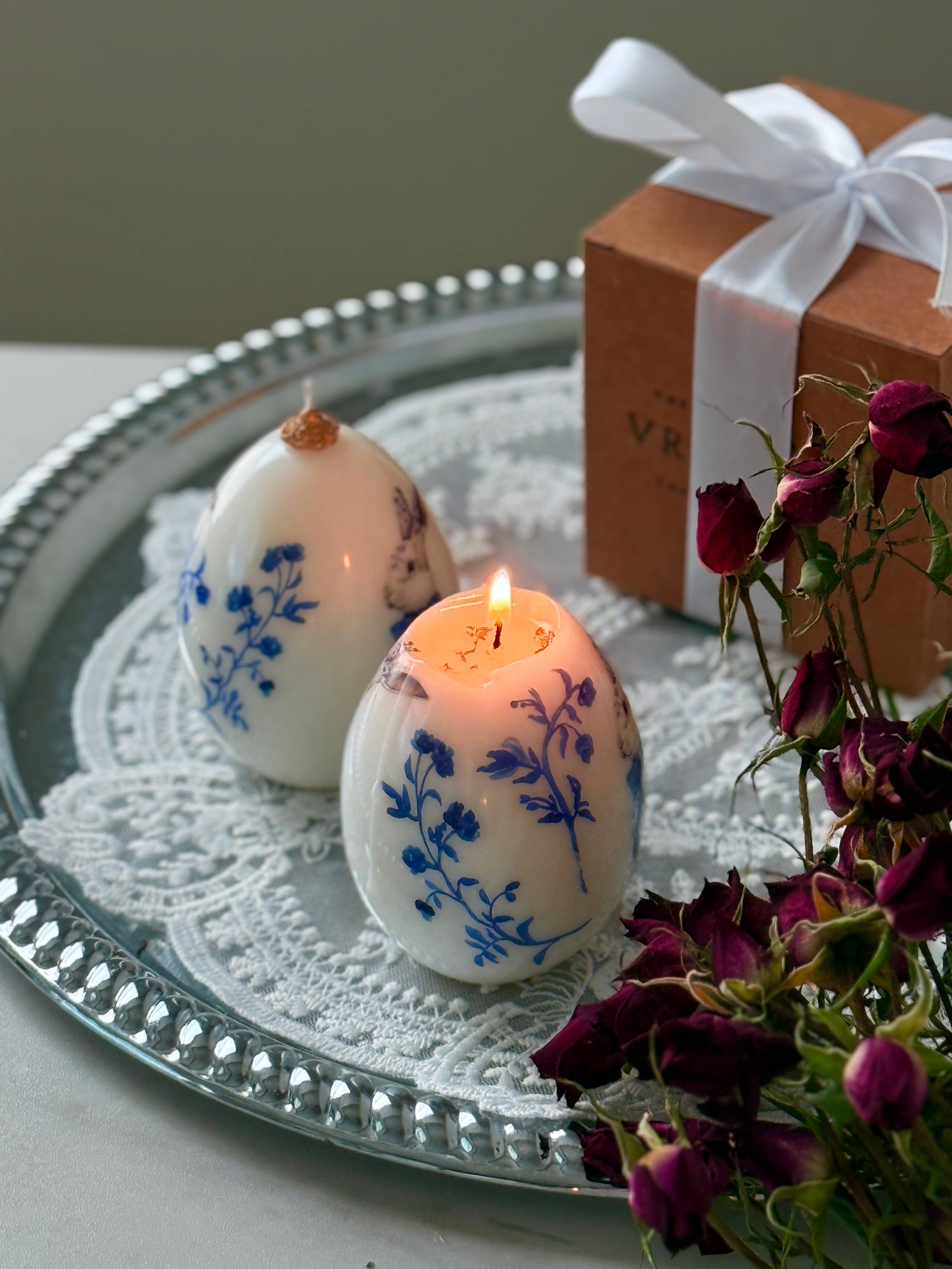 VR.candle - Wholesale Novelty Candle - Vintage Easter Egg Bunny Candle: Spring Rabbit Decor6