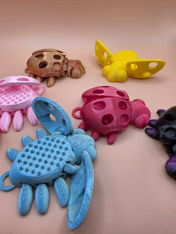 3dFidgets LilyBug Sensory ladybird ADHD AUTISM STIM for wholesale by 3dFidgets