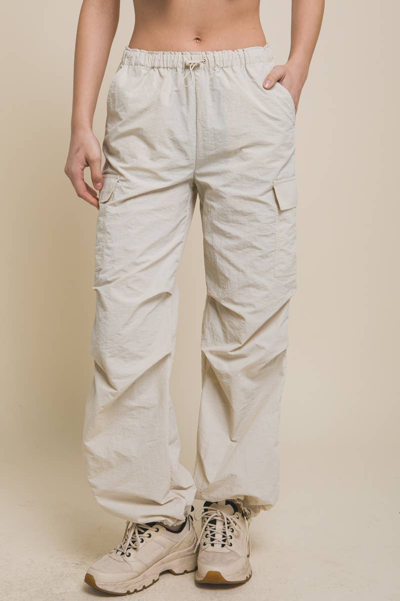 42POPS – wholesale Pants – Women's – `.SI-25286 Loose Fit Parachute Cargo Pants9