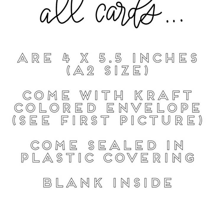 Lemon Milk Paper Co - Wholesale Encouragement Card - Hang in there card3