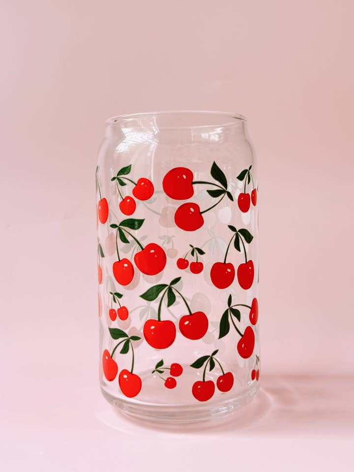 Cherry Pie Glass Cup for wholesale by Golden Hour Designs