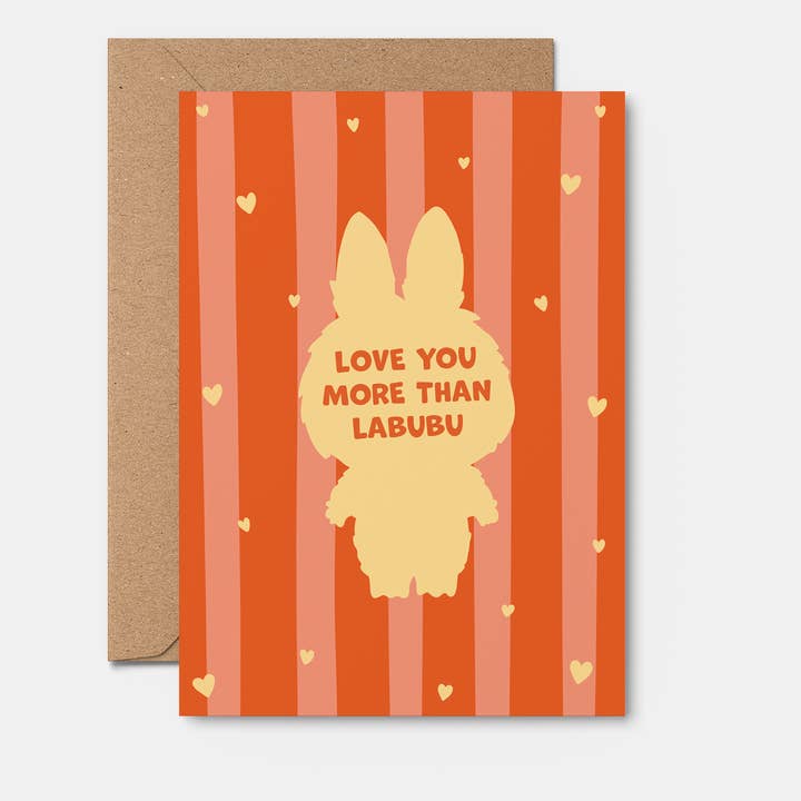 Labubu Valentine's Day Card | Love Card, Funny Card for wholesale by From Rosalie