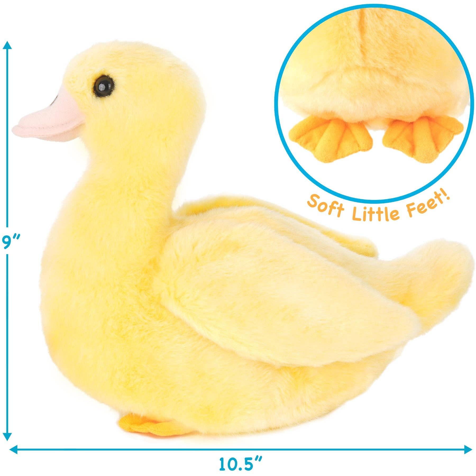VIAHART Toy Co. - Wholesale Stuffed/Plush Toy - Kids & Baby - Dani the Duckling | 11 Inch Stuffed Animal Plush | By Tiger2