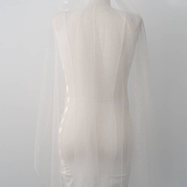 Glitter Veil with Comb for wholesale by Brides and Belts