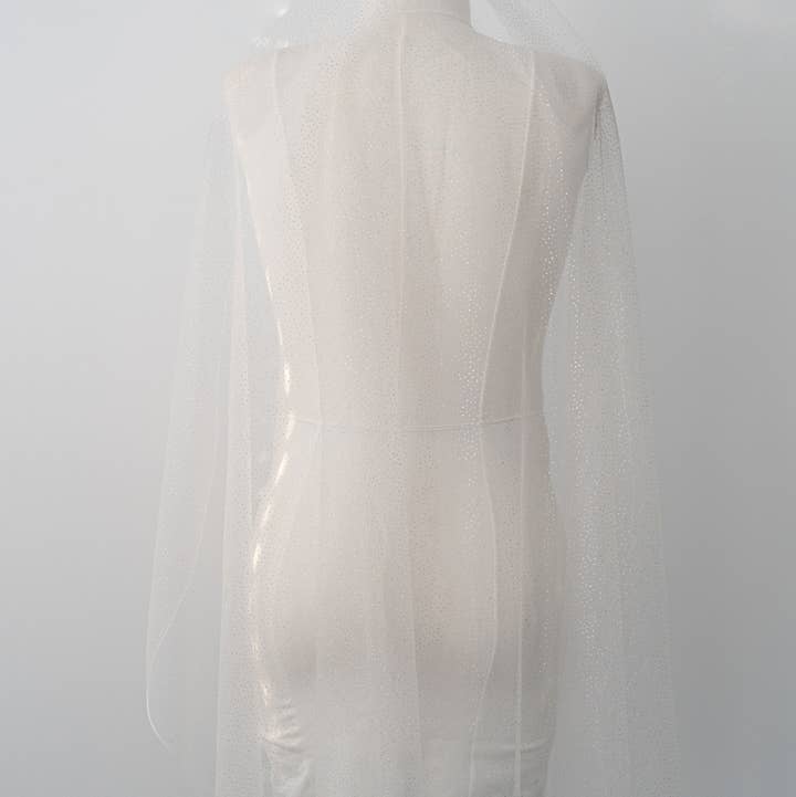 Brides and Belts - Wholesale Veil - Women's - Glitter Veil with Comb0