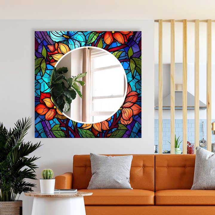 Miroir mural en verre trempé teinté pour la vente par MyPhotostation