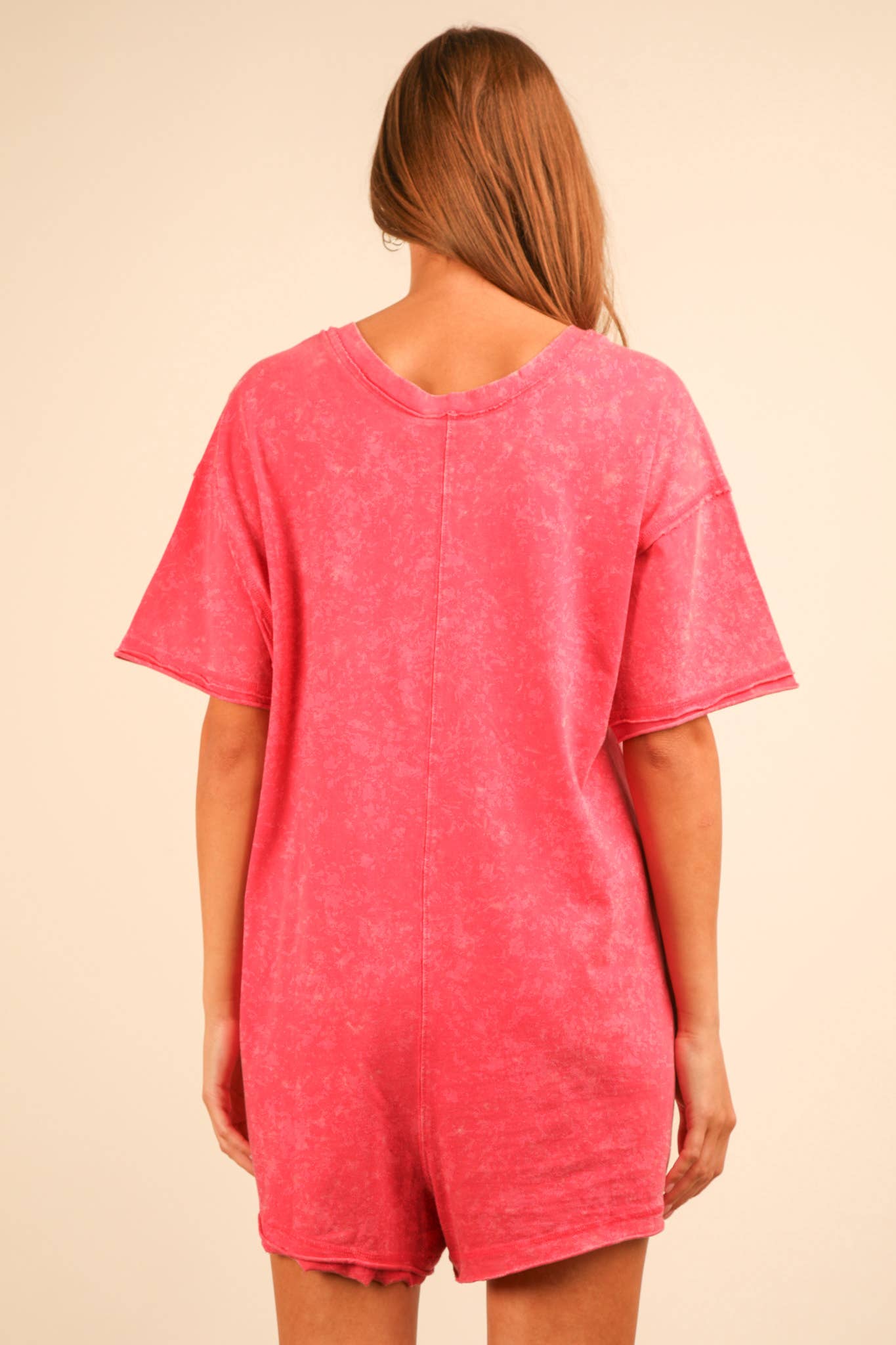 VERY J - Venta al por mayor Peto - Mujer - Mameluco casual de punto extragrande lavado NP70740-Mineral5