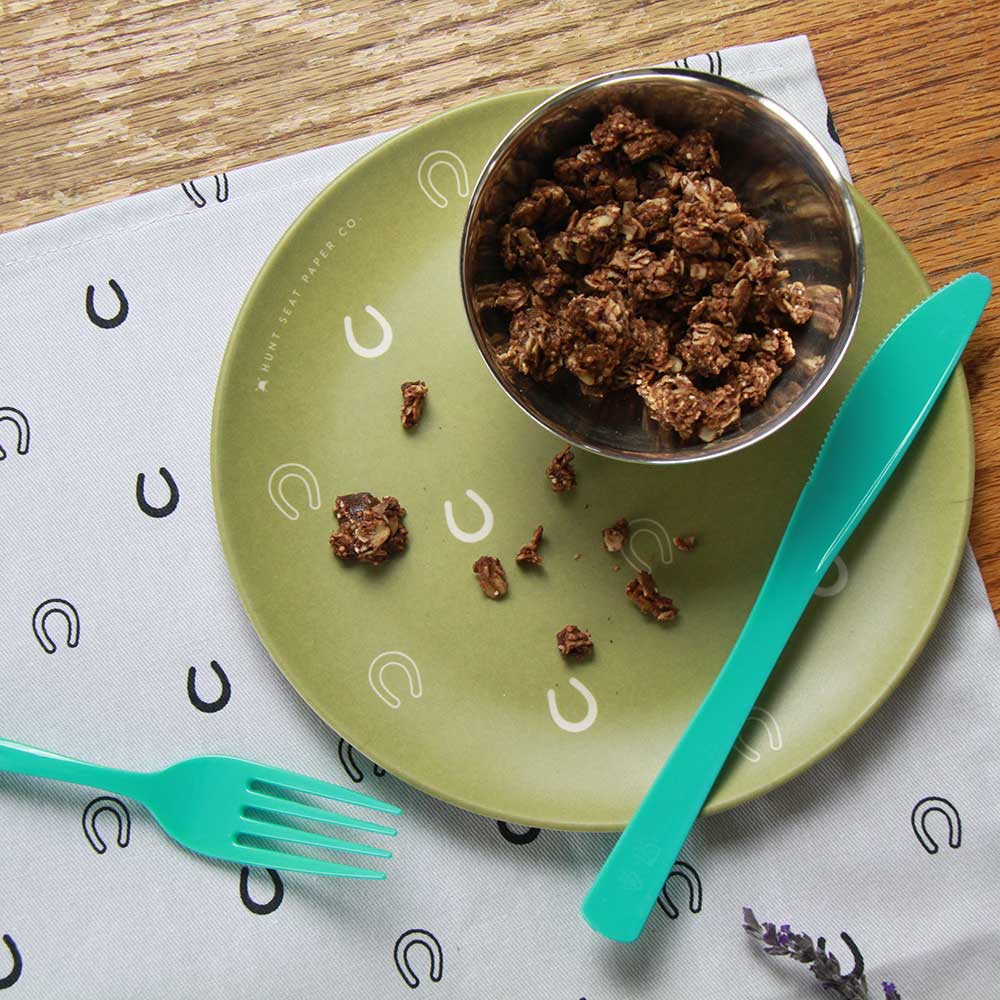 Hunt Seat Paper Co. - Wholesale Dinner Plate - Lucky Olive Side Plate - Set of Four6