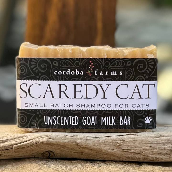 Cordoba Farms - Wholesale Pet Grooming Tool - Cat - SCAREDY CAT Goat Milk Shampoo