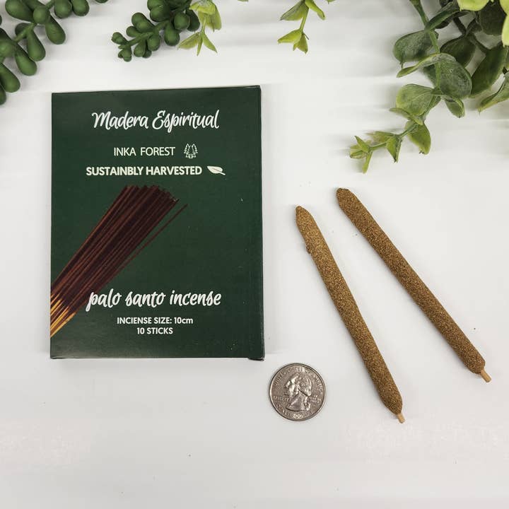 Meraki Gemstones – Engroshandel Røgelse – Palo Santo Røgelsespinde 100 % Naturlige, 10 cm og 15 cm lange2