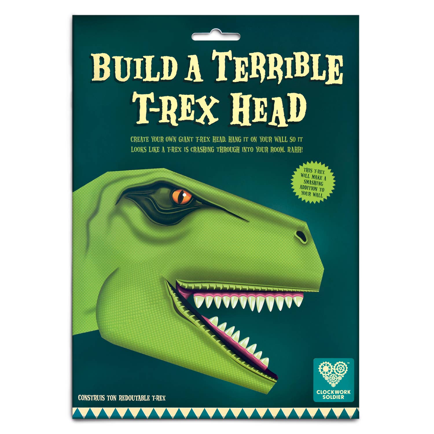 Clockwork Soldier - USA - Wholesale DIY Craft Kit - Kids - Build A Terrible T-Rex Head - DIY Craft Kit1