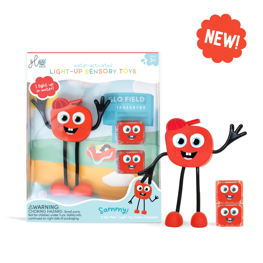 Jellystone Designs - Vente Jouet lumineux – enfant et bébé - Personnage Glo Pal Sammy (Rouge)0