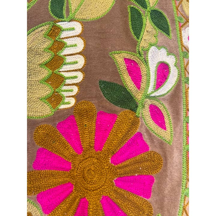 Kinomy - Wholesale Outerwear Vest - Women's - Embroidered velvet vest, boho vest, women's short vest20