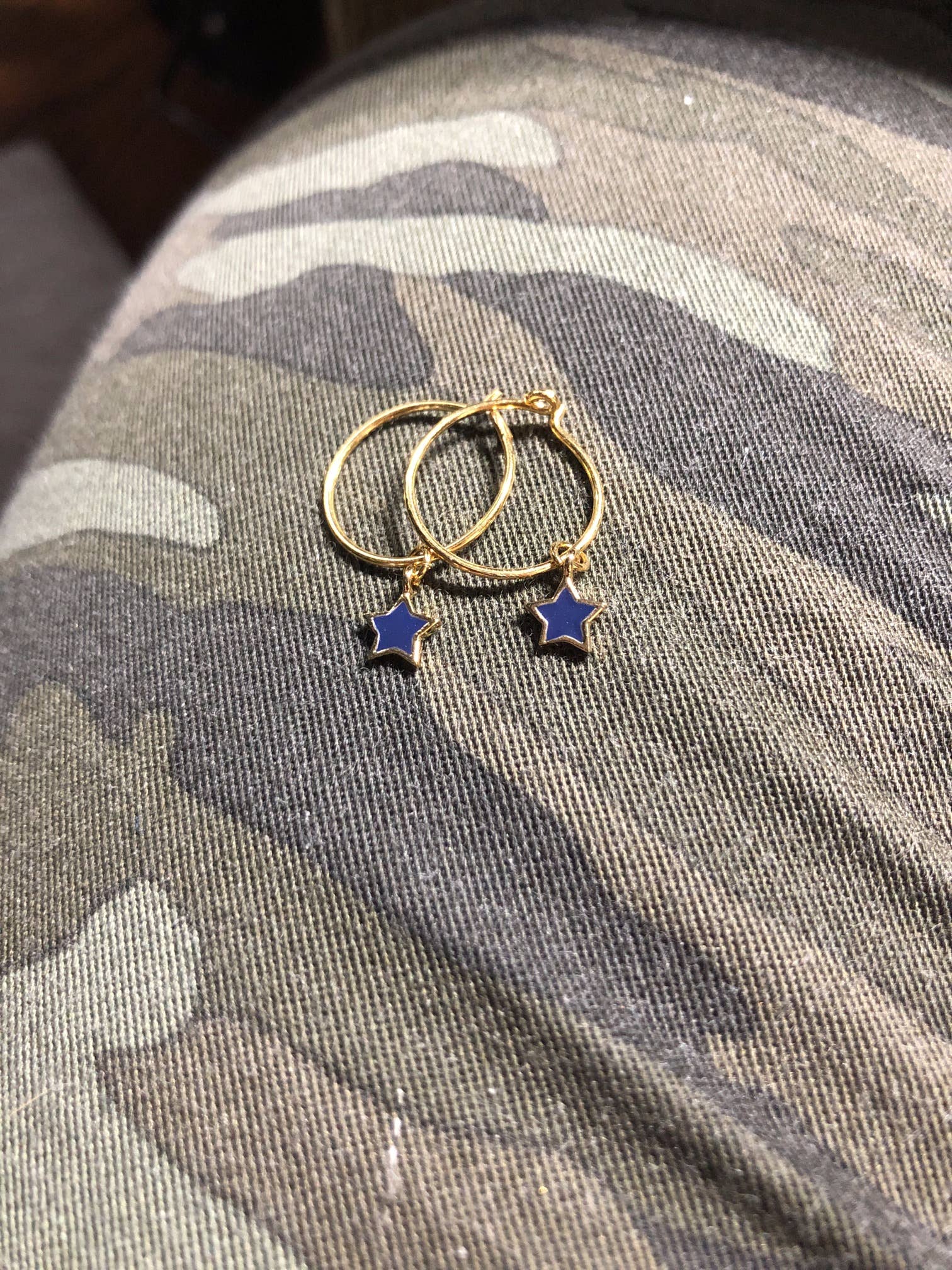 BMR - Wholesale Dangle Earrings - Small Gold Hoop With Assorted Tiny Charms7