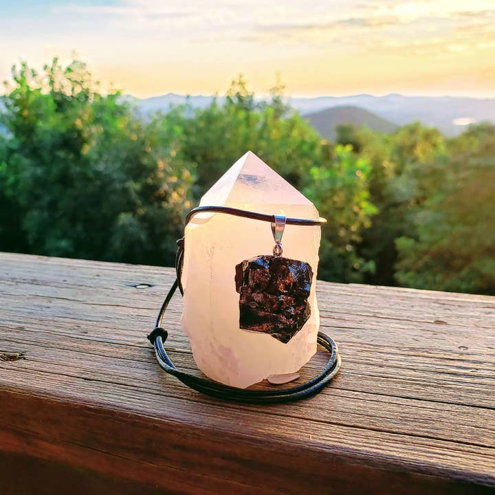 Karelia Creations - Wholesale Pendant/Charm Necklace - XL Elite Noble Raw Shungite Necklace | 7-14 grams | Unisex2