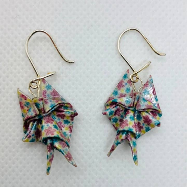 L'éco maison décoration - Wholesale Dangle Earrings - Origami Fairy Earrings8