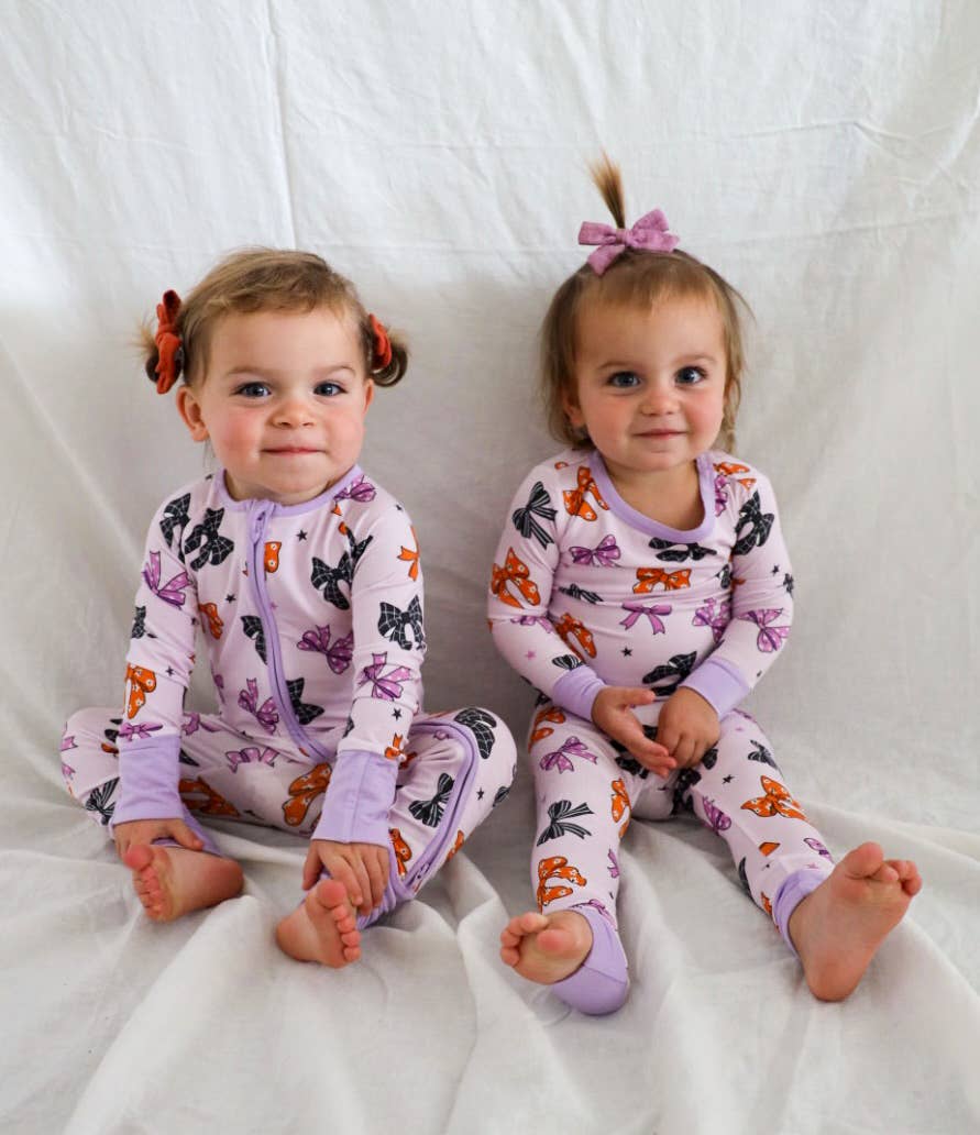 A Baby Station - Vente Haut et bas de pyjama – enfant - Pyjama en bambou Halloween Now pour tout-petits 1