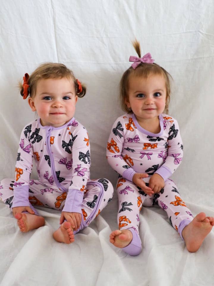 A Baby Station - Vente Haut et bas de pyjama – enfant - Pyjama en bambou Halloween Now pour tout-petits 1