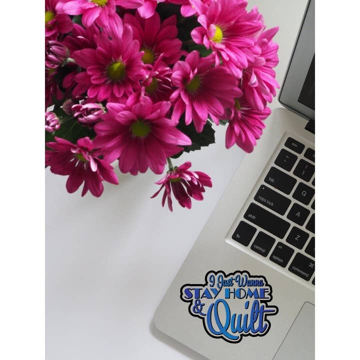 Cute Sticker for Quilter - Great Gift Option, Car Sticker for wholesale by Sticky Quilts