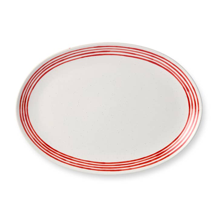Certified International - Wholesale Platter - Dockside Red Oval Platter 16 x 121