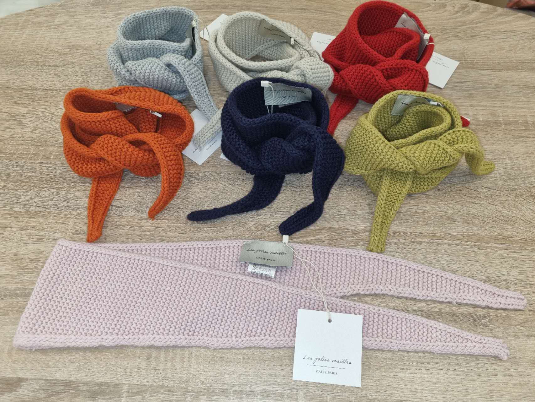 Calie Paris - Vente Écharpe – femme - Petit foulard « Sophie »5