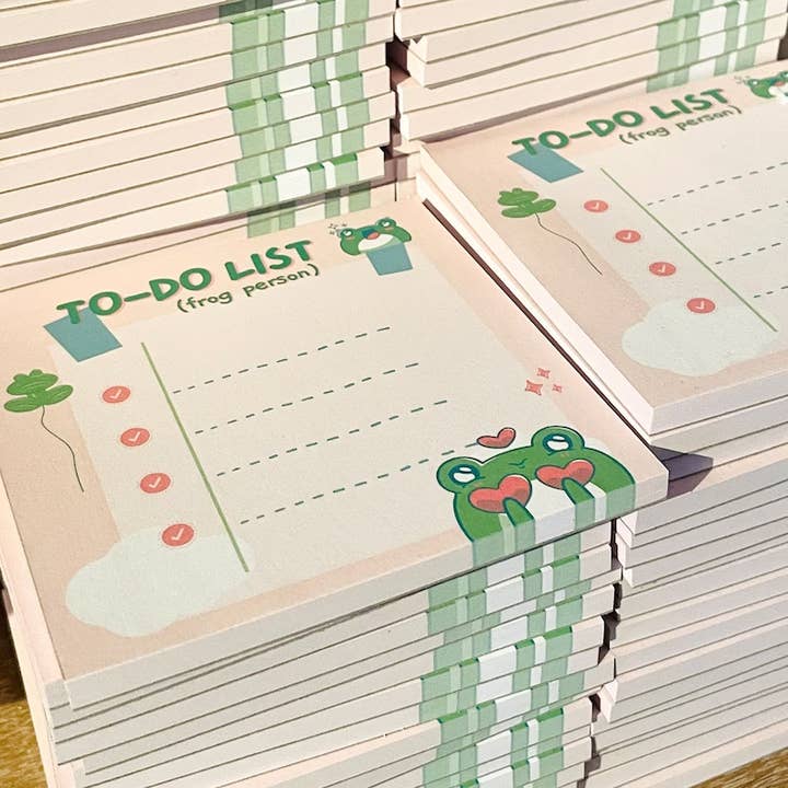 BubblesArtCraft - Wholesale Notepad - Frog Note Pad | Cute Memo Pad | To Do List Planner1