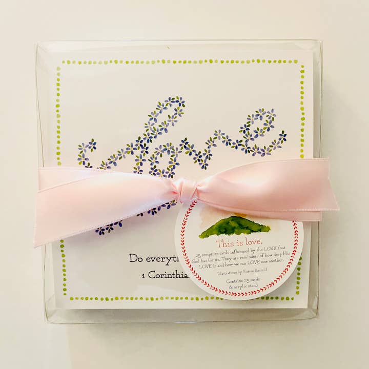 This is Love Scripture Cards for wholesale by Gracefull Glories