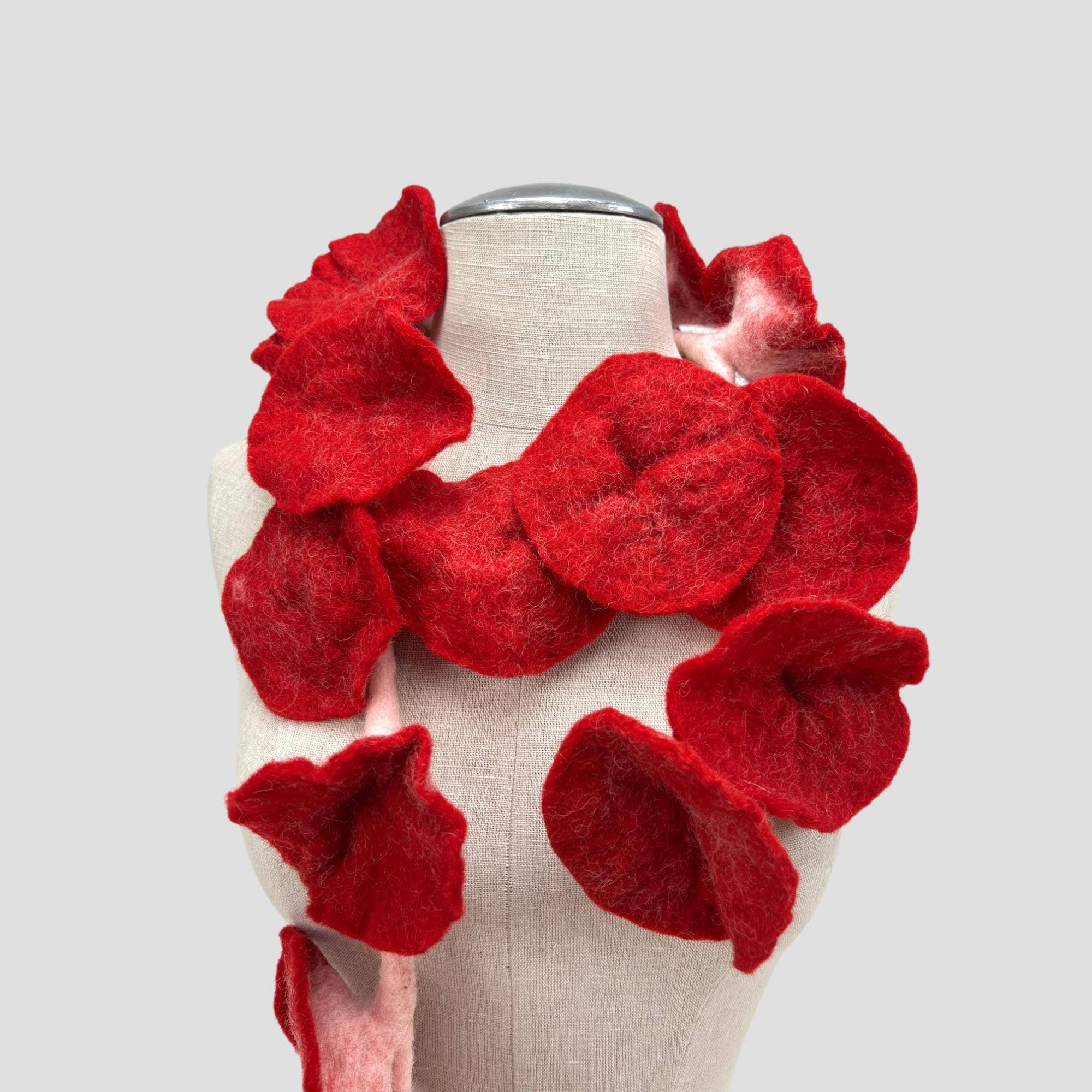 Feltiful - Wholesale Scarf - Women's - 20 Flowers Scarf, Flowers Garland or Wall Hanging2