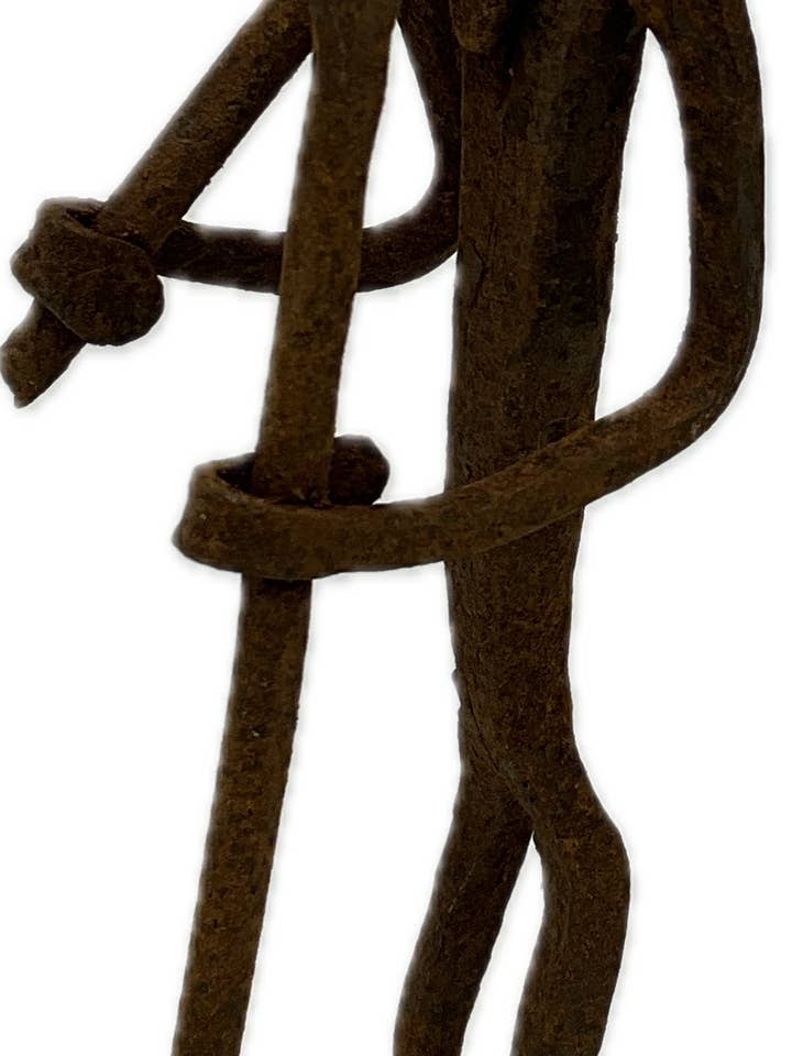 Statue en fer Lobi - Burkina Faso CC85 pour la vente par Jofa African Imports