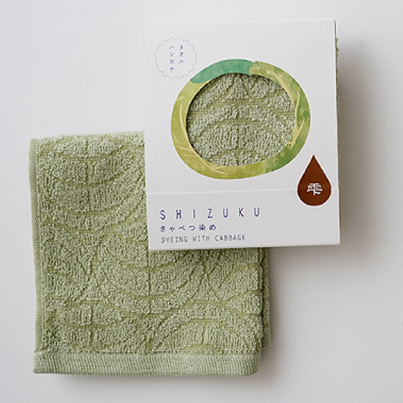 FUKUROYA TOWEL – wholesale Hand towel – SHIZUKU Vegetable Dyed Towel Handkerchief  – Made in Japan6