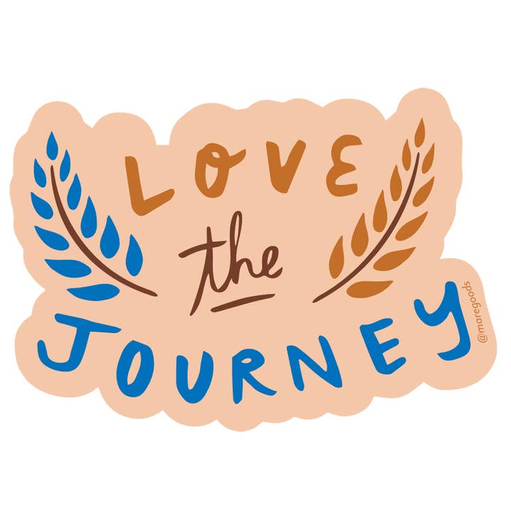 Love the Journey Sticker for wholesale by Mare Modern Goods