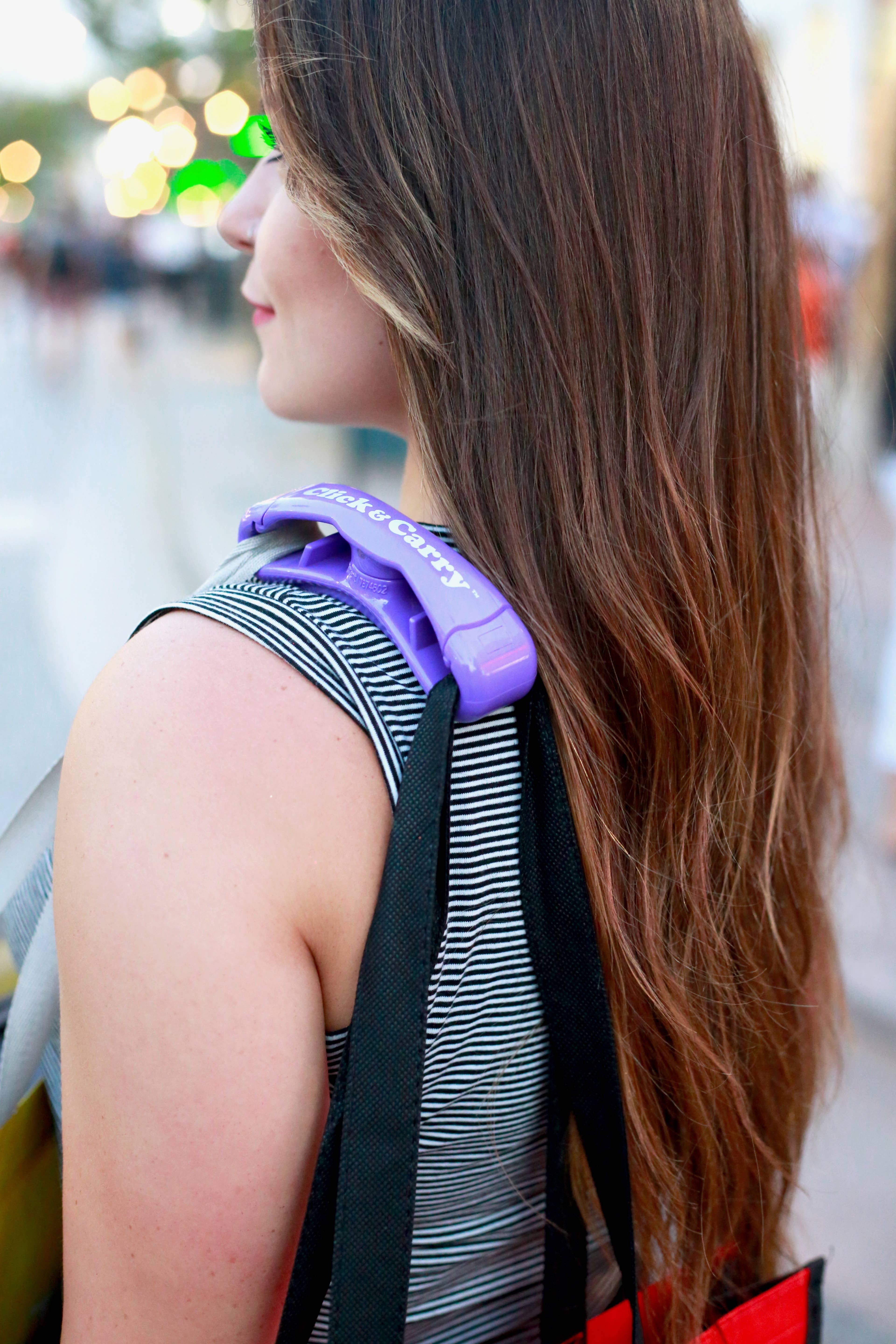 Click & Carry - Wholesale Grocery/Shopping Bag - Click & Carry Grocery Bag Handle with 2 Reusable Bags Bundle2