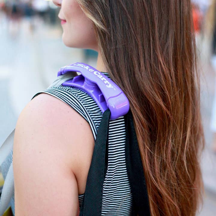 Click & Carry - Wholesale Grocery/Shopping Bag - Click & Carry Grocery Bag Handle with 2 Reusable Bags Bundle2