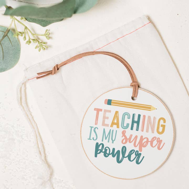 Clairmont & Co - Wholesale Ornament - Teacher Gift, Christmas Ornament, Teaching Super Power, Gift
