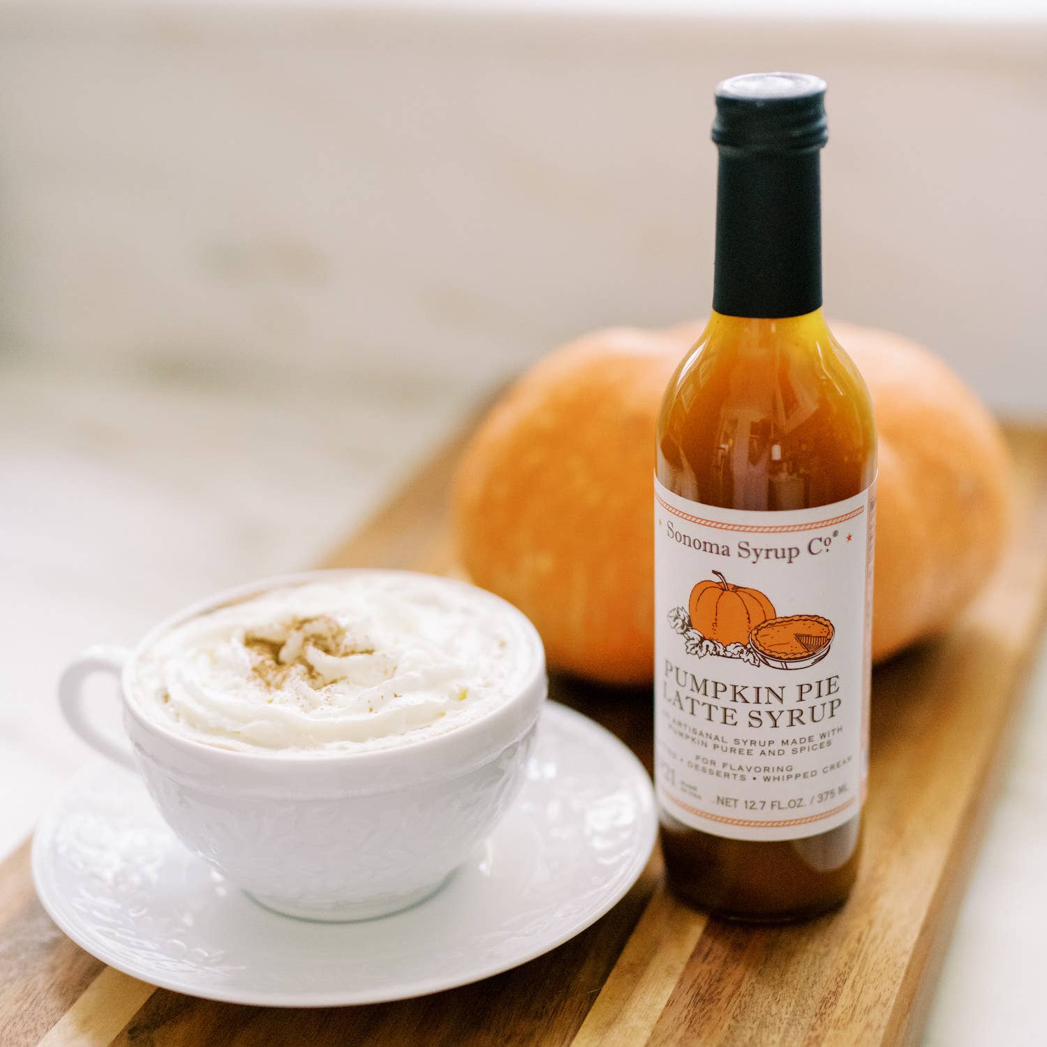 Sonoma Syrup Co. - Wholesale Flavored Syrup - 12.7 oz Pumpkin Pie Latte Syrup1