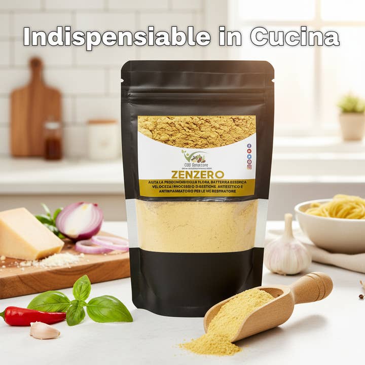 Cibobenessere - Wholesale Herbs - 100% Natural Ginger Powder - Versatile and Healing Spice1