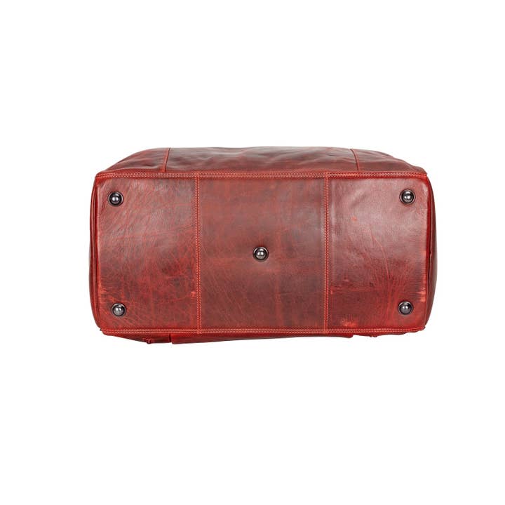 Greenwood Leather - Wholesale Weekender Bag - Men's - Large Leather Weekender Bag - Casual Vintage Look5